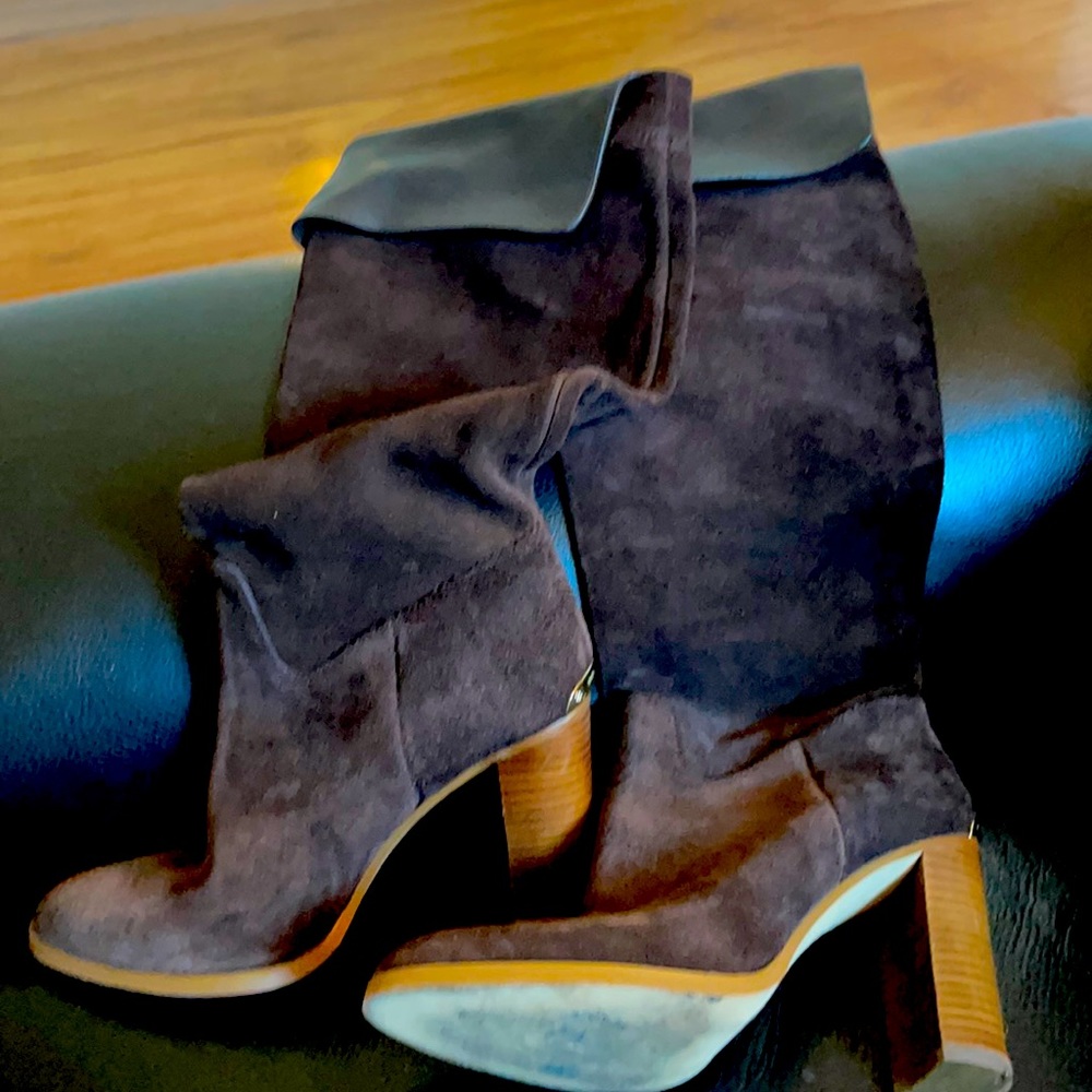Michael Kors suede heeled boots